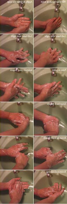 5 steg till en effektiv handtvätt. Det bästa sättet att tvätta händerna.